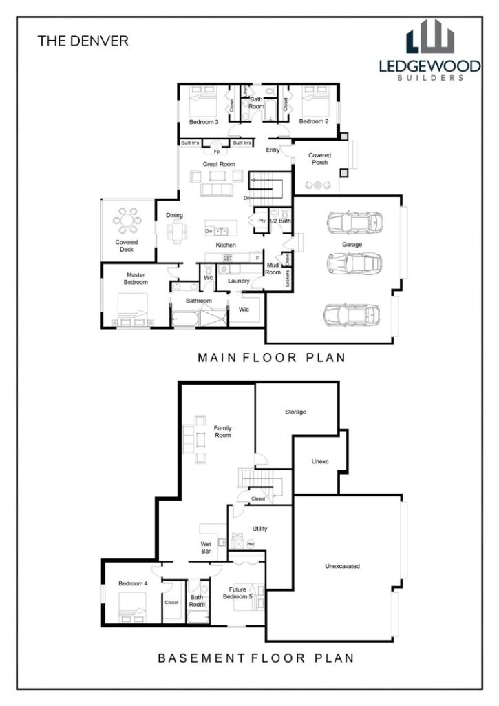 denver floor plan drawing